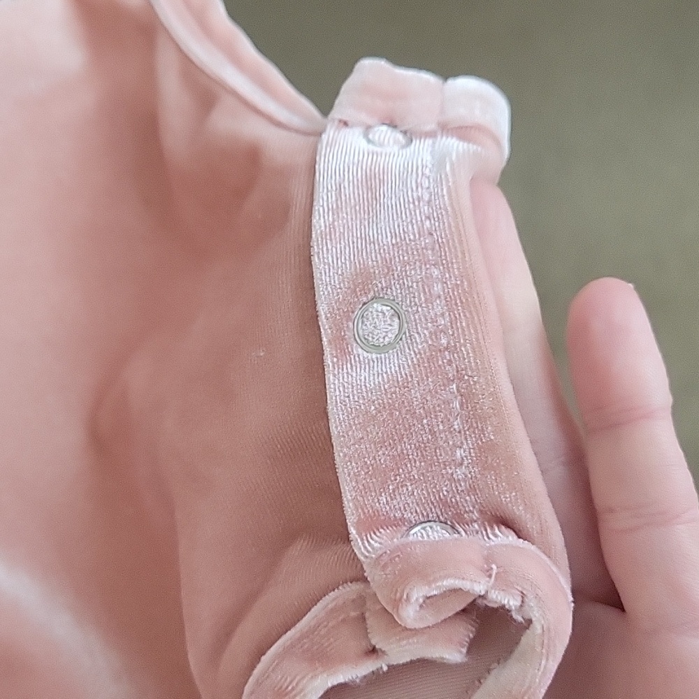 Pink Ruffled Baby One Piece - Picture 5 of 6